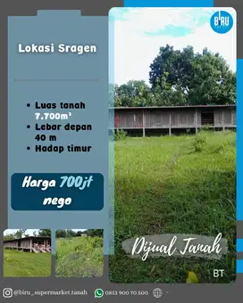 Tanah di Sragen 700jt