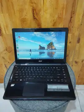 Laptop acer slim ram 4, sudah ssd, murah.