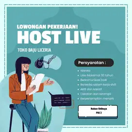 Host live dan Siaran langsung