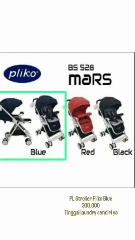 FS Stroller Pliko Mars Blue