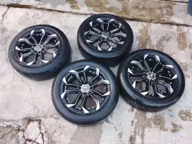 Velg R16 HSR double pcd mulus bonus ban bekas pakai
