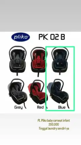FS Pliko Baby Carseat Infant