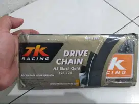 Rante/ rantai TK black gold HS 428-130 bisa rx king,ninja,satria