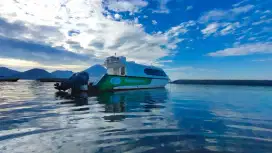 Di Jual Kapal FIBER (CREW BOAT)