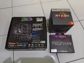 Paket Ryzen 3 2200G Asus A320M-K RAM V-Gen 8gb DDR4