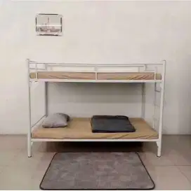 Ranjang tingkat termurah bahan metal