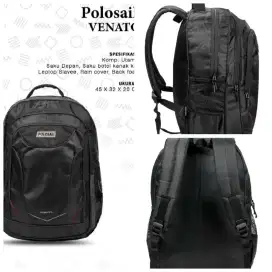 Tersedia tas ransel dan koper tahan banting ukuran 20 inch