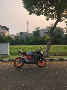 Ktm rc 200 full acc km rendah free helm