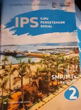 BEKAS BUKU PAKET ERLANGGA KURIKULUM MERDEKA SMP MTS KELAS 8 9 MULUS
