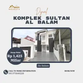 RUMAH MEGAH JALAN BALAM UK 7,5X20