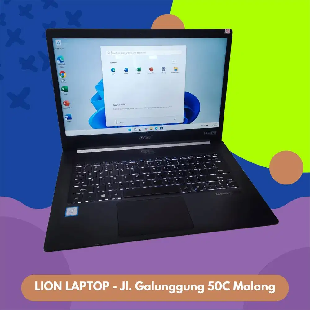 RINGAN&SLIM RAM 16GB i7 gen8 SSD 256GB Acer Travelmate X514 [28|07]