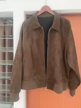 Jacket Suede Pull and Bear