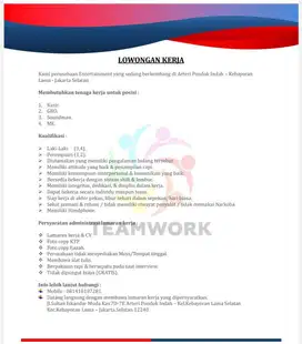 Lowongan Pekerjaan