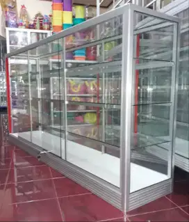 Etalase Panjang 2Mx1M Barang Baru & Siap Kirim