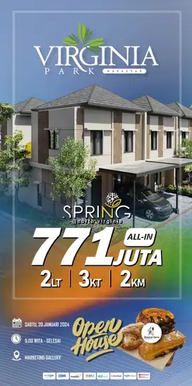 RUMAH 2 LANTAI DI JL POROS KOTA MAKASSAR