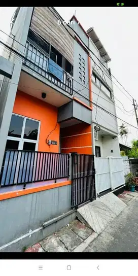 rumah murah akses motor di tengah kota jakarta pusat
