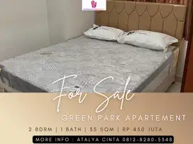 Dijual Apartement Green Park 2BR Full Furnished View Swimming Pool
