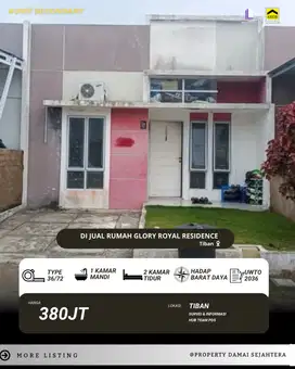 Dijual Rumah Glory Royal Residence Tiban