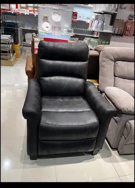 Sofa recliner suede