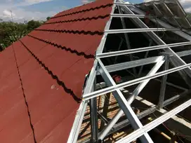 Renovasi Bangunan Lama Atap Lapuk Dgn Baja Ringan Pasti Awet KUAT