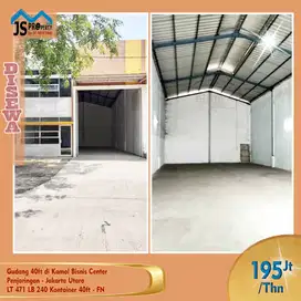 DISEWAKAN Gudang 40ft di Kamal Bisnis Center Penjaringan JakUt - FN