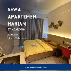 Sewa apartemen harian Green Pramuka City Jakarta murah