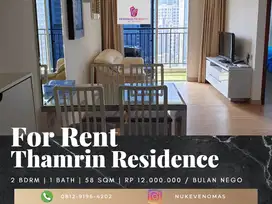Disewakan Apartement Thamrin Residence 2 Bedrooms Full Furnished