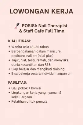 LOKER NAIL THERAPIST & STAFF CAFE
