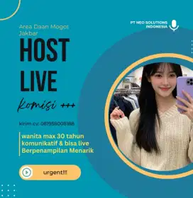 Lowongan Kerja Host Live