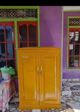 Lemari pakai pintu 2 ukuran 80x40 tinggi 120