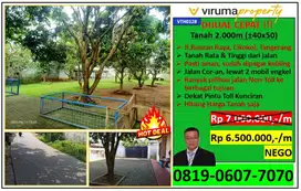 VTH0128 - Jual Cepat ! Tanah, Siap Pakai Jl. Buaran PLN Raya, Cikokol,