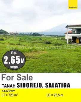 DIJUAL TANAH DI SIDOREJO SALATIGA A4320