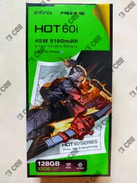 Infinix hot 60i ram 6+6/128 100% baru Termurah