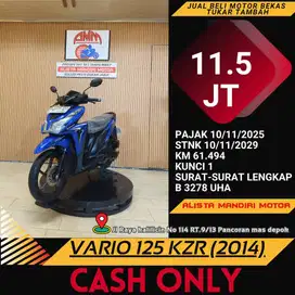 HONDA VARIO 125 KZR TH 2014 PAJAK ON BISA BAYAR VIA CC /PAYLATER