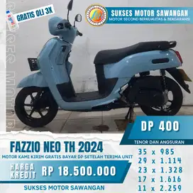YAMAHA FAZZIO NEO TH 2024, GARANSI SERVICE 1 THN DAN CASHBACK 700 RB