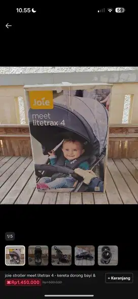 Joie stroller meet litetrax 4 - kereta dorong bayi dan anak