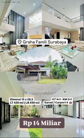 Rumah Graha Famili strategis dekat gate masuk utama