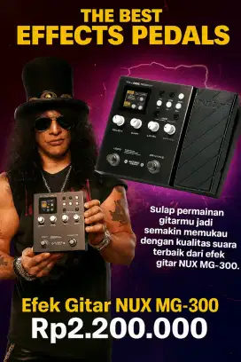 Efek Gitar Nux MG300 Guitar Effect Nux-MG300 Multi Effects Pedal