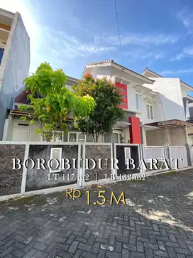 RUMAH LEBAR POL SUPER TERAWAT AREA SUHAT DI JALAN BOROBUDUR MALANG