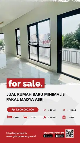 JUAL RUMAH BARU MINIMALIS PAKAL MADYA ASRI
