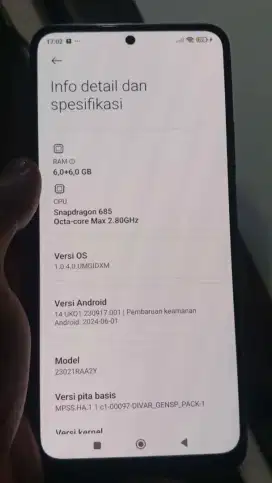 Jual hp Redmi note 12