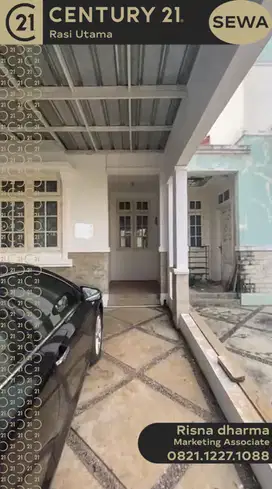 DISEWAKAN RUMAH 2 LANTAI DI LEGENDA WISATA CIBUBUR