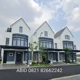 rumah 3 lantai american classic di cluster louise gading serpong