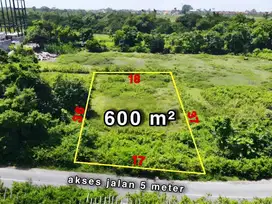 Tanah Komersil Kawasan Wisata Pantai Nyanyi Tabanan Bali
