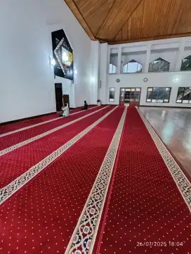 Tersedia Karpet sajadah Masjid import pembelian menyesuaikan kebutuhan