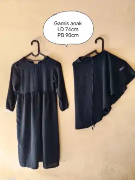Setelan gamis anak