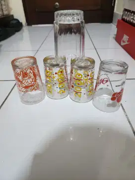 Gelas kaca 5 pcs