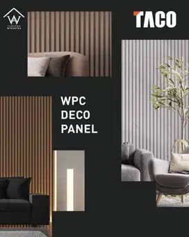 WPC DECO PANEL TACO MOTIF WOOD & STONE