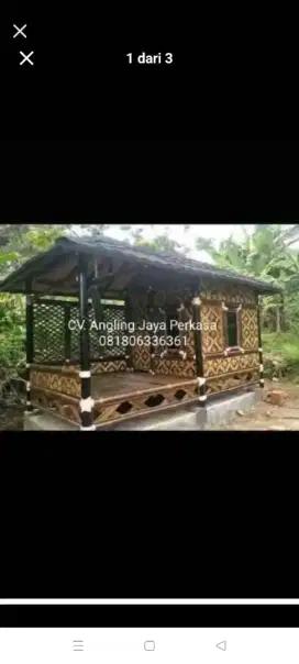 Jual Saung Gazebo