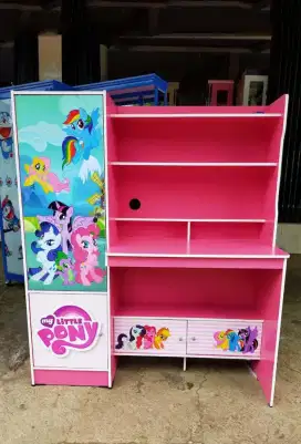 Meja belajar little pony